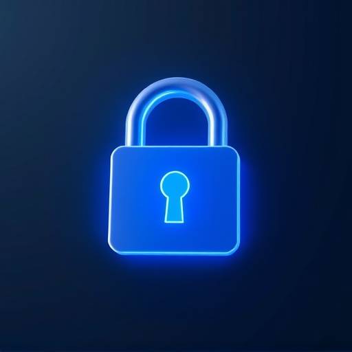 Hangslot icoon, symbool voor privacy en beveiliging